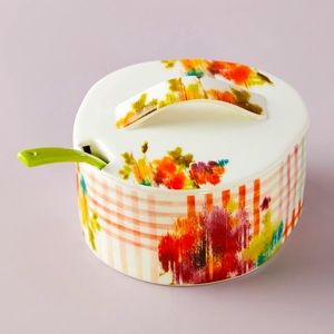 ANTHROPOLOGIE LEIGHTON NEW SUGAR POT